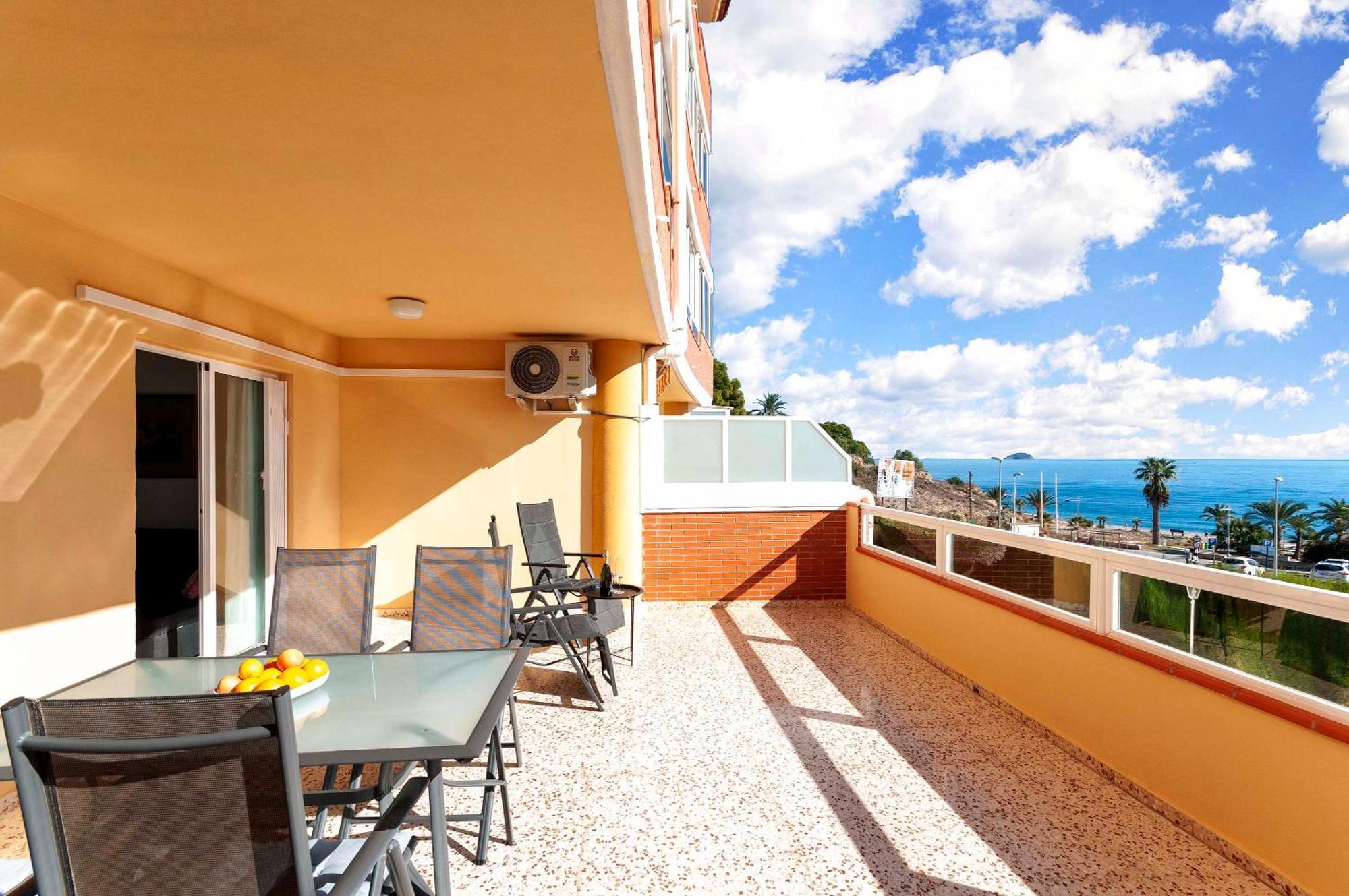 Primera Linea, Gran Terraza, Maravillosas Vistas, Alto Standing Villajoyosa Eksteriør billede
