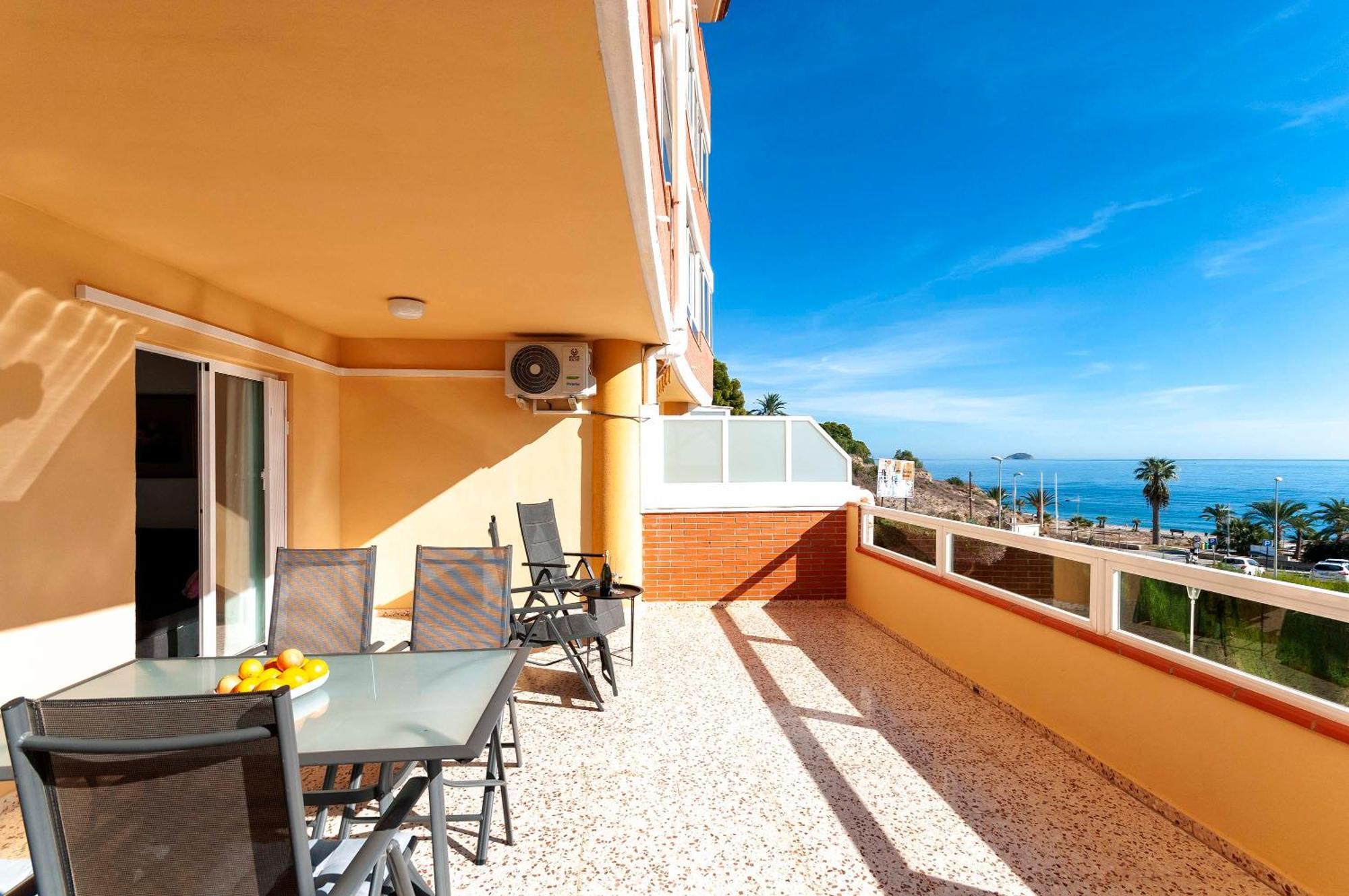 Primera Linea, Gran Terraza, Maravillosas Vistas, Alto Standing Villajoyosa Eksteriør billede